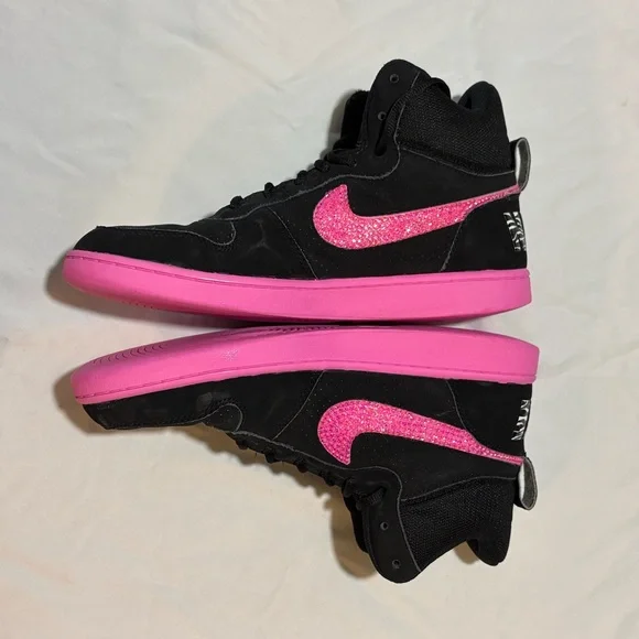 Custom Nike Court Borough Mid 2 Sneakers - Picture 2 of 9